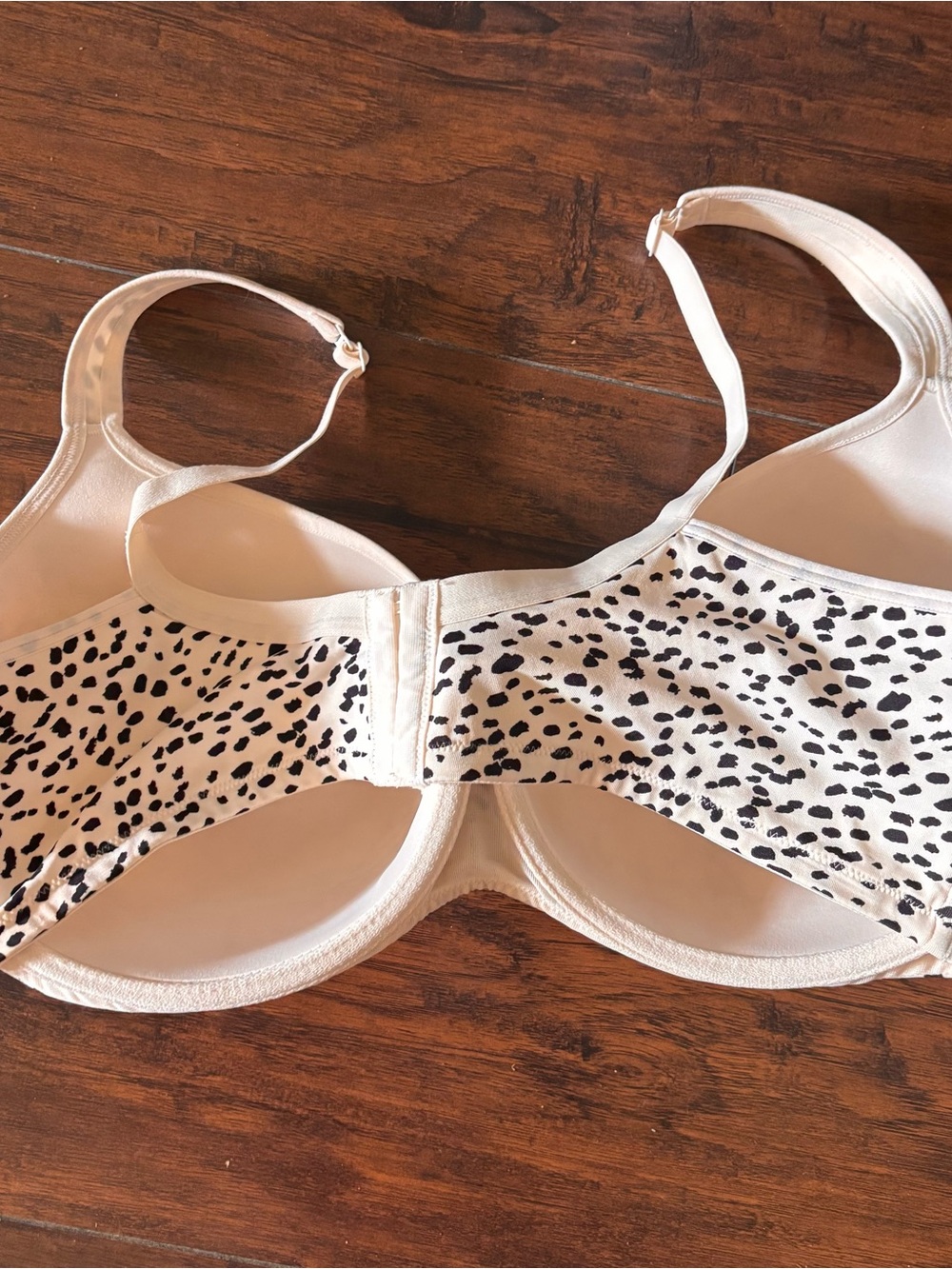 Cacique Beige and Black Spotted T-Shirt Bra - Women Intimates - Picture 3 of 5